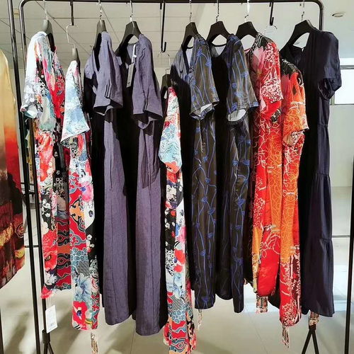 【廣州品牌折扣女裝網紅大字母款連衣裙精品泫雅風尾貨批發】-